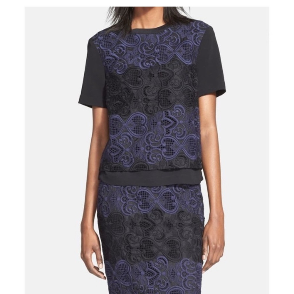 A.L.C. Black Textured Garment
